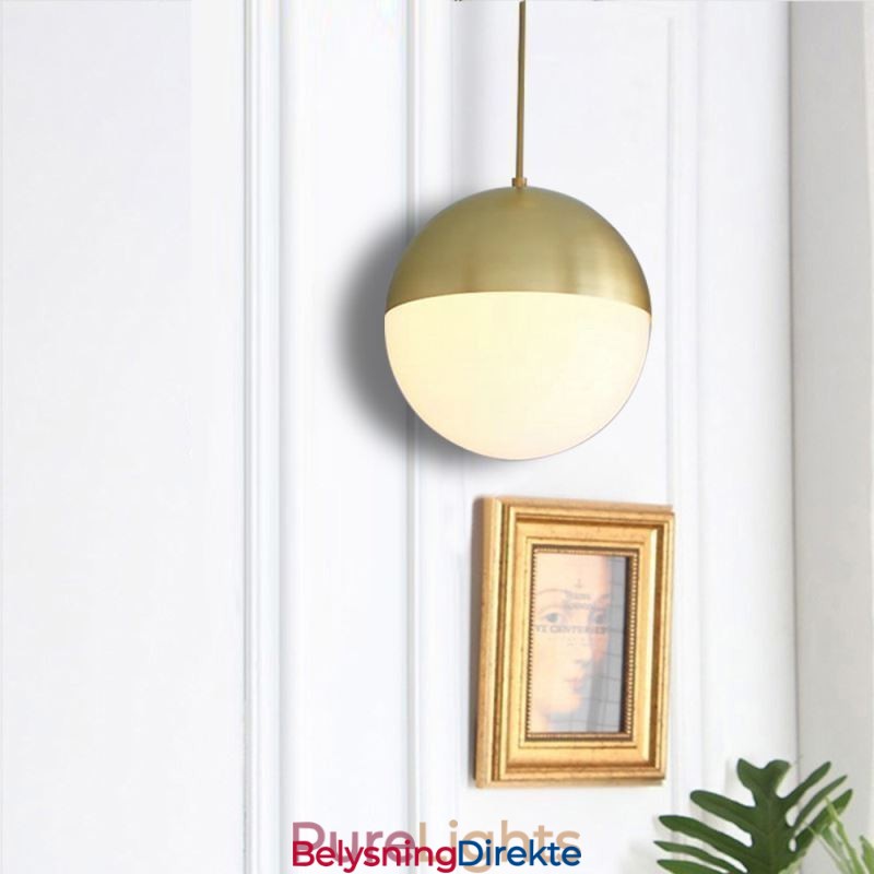 Moderne Glasskule Pendellampe Øylampe Ideer