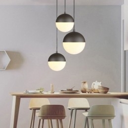 Moderne Glasskule Pendellampe Øylampe Ideer
