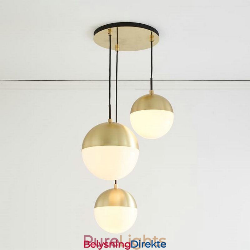 Moderne Glasskule Pendellampe Øylampe Ideer