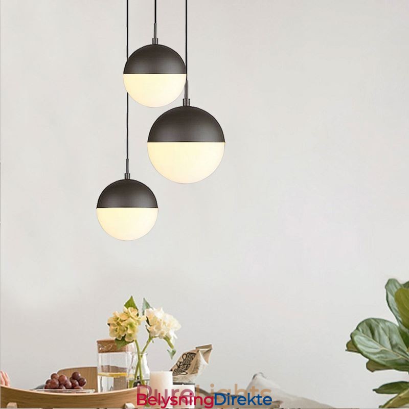 Moderne Glasskule Pendellampe Øylampe Ideer