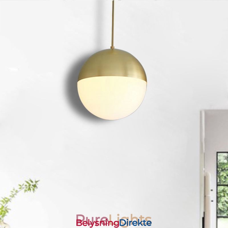 Moderne Glasskule Pendellampe Øylampe Ideer