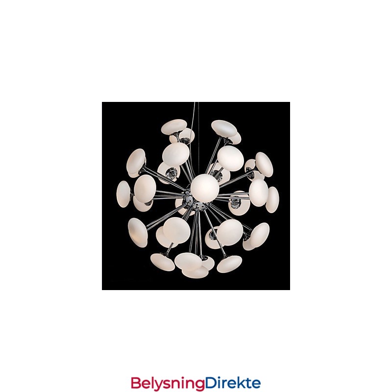 Modernyesteurt-Lampe Enkel, Sirkulær Glasskunst-Pendellampe I Europeisk Stil