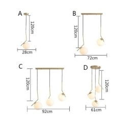 Glass Ball Light Armatur Island