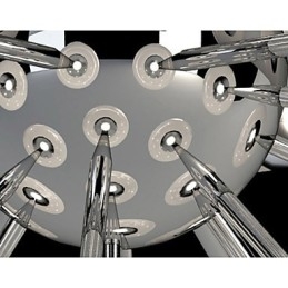 Modernyesteurt-Lampe Enkel, Sirkulær Glasskunst-Pendellampe I Europeisk Stil