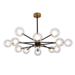 Nordisk Glass Pendellampe Melkehvit Rund Lampe Lysekronebelysning