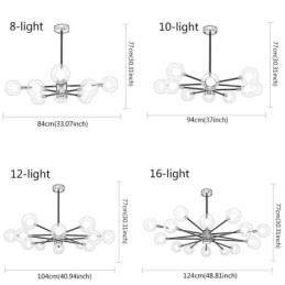 Nordisk Glass Pendellampe Melkehvit Rund Lampe Lysekronebelysning