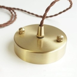 Rustikk Taklampe I Farget Glass