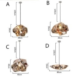 Nordisk Kreativ Pendellampe Mote Hjemmebelysning Nattbordslampe