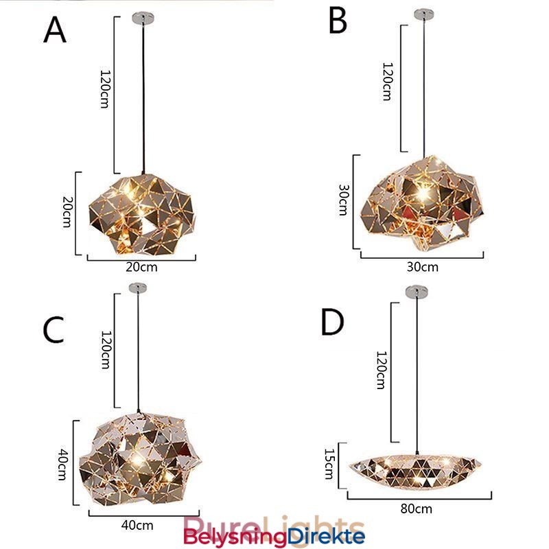 Nordisk Kreativ Pendellampe Mote Hjemmebelysning Nattbordslampe
