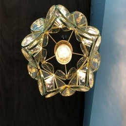 Nordisk Kreativ Pendellampe I Glass, Hjembelysning, Kronbladformet Lampe, Nattbordslampe