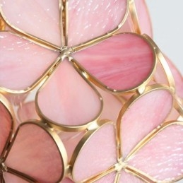 Nordisk Kreativ Pendellampe I Glass, Hjembelysning, Kronbladformet Lampe, Nattbordslampe