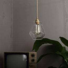 Nordisk Retro Pendellampe Messing Glass Hjembelysning Tårnformet Lampe Lampe