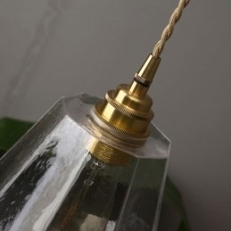 Nordisk Retro Pendellampe Messing Glass Hjembelysning Tårnformet Lampe Lampe