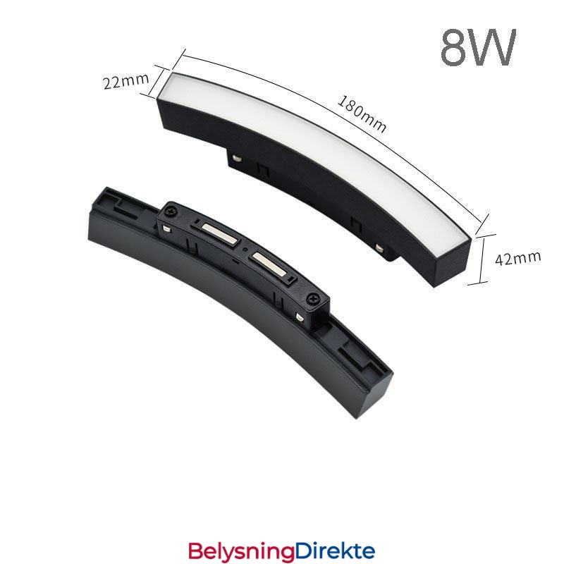 Sirkulær Skinnelampe Magnetisk Innfelt Skinnelampe 150 Cm