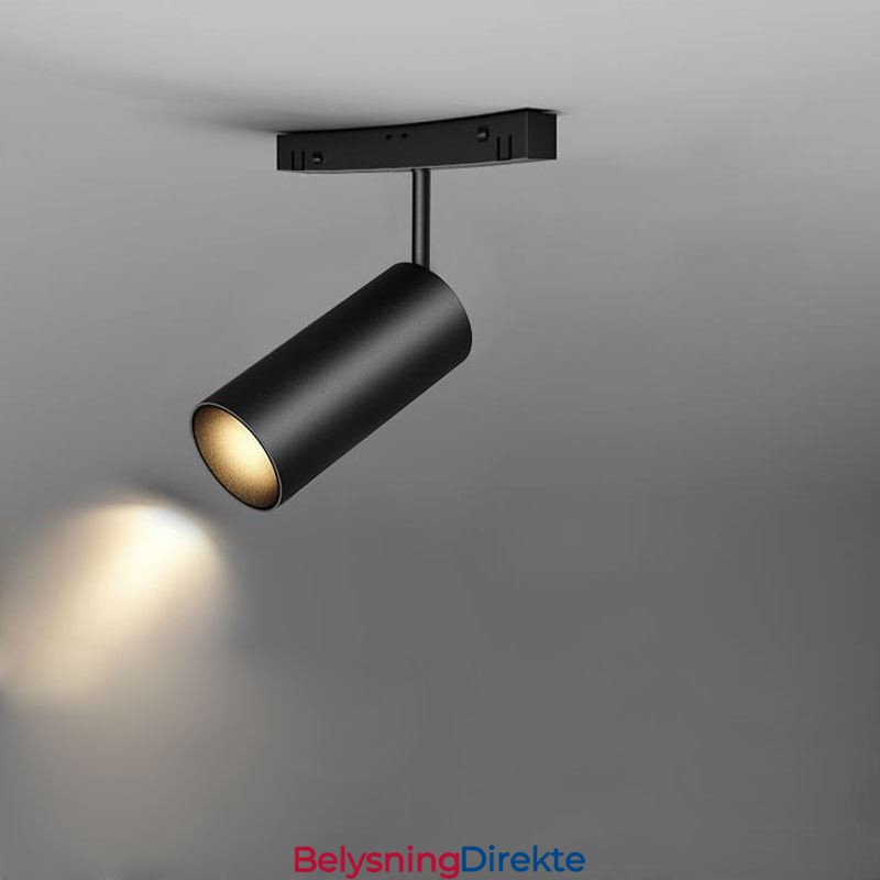 Sirkulær Magnetisk Skinnelampe Innfelt Spotlight Dekorativ Lampe 150 Cm