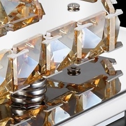 Moderne Samtids Galvanisert Metall Innfelt Montering