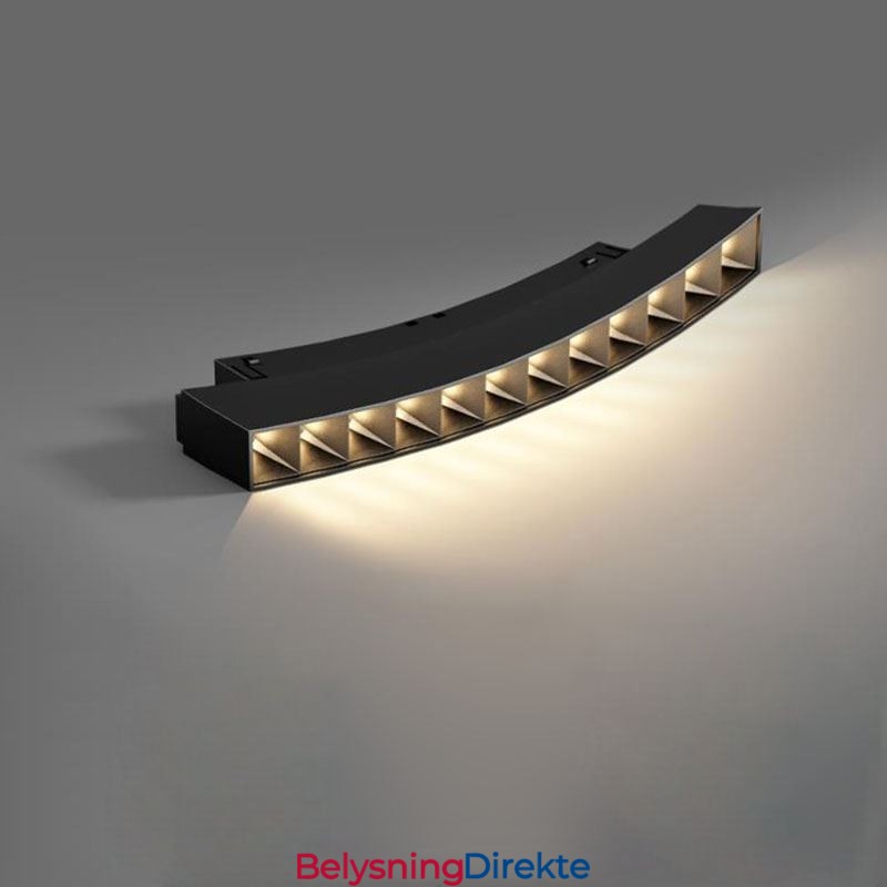 Sirkulær Magnetisk Skinnelampe Innfelt Spotlight Dekorativ Lampe 150 Cm