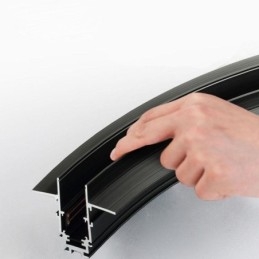 Sirkulært Skinnesystem Magnetisk Innfelt Skinnebelysningsarmatur 120 Cm