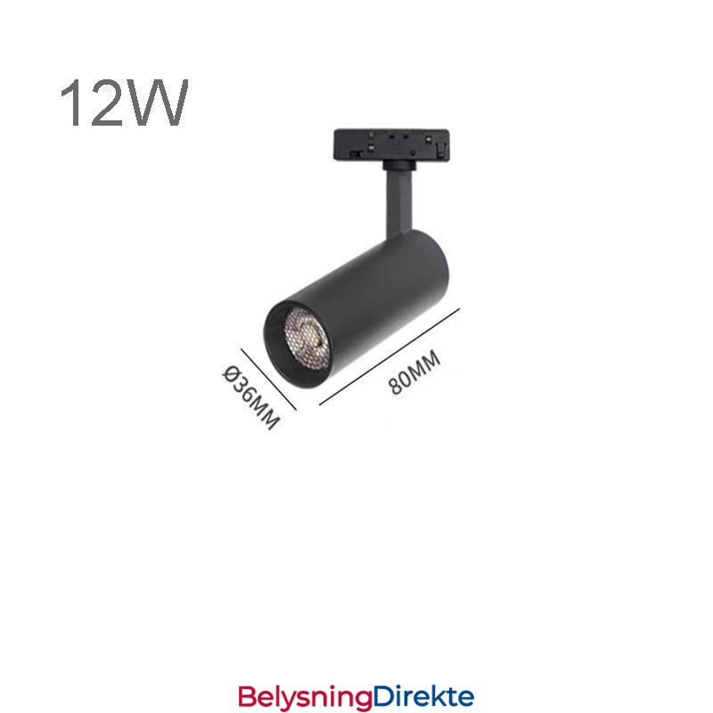 Sirkulært Skinnesystem Magnetisk Innfelt Skinnebelysningsarmatur 120 Cm