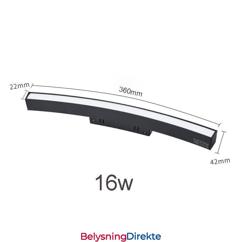 Sirkulært Skinnesystem Magnetisk Innfelt Skinnebelysningsarmatur 120 Cm