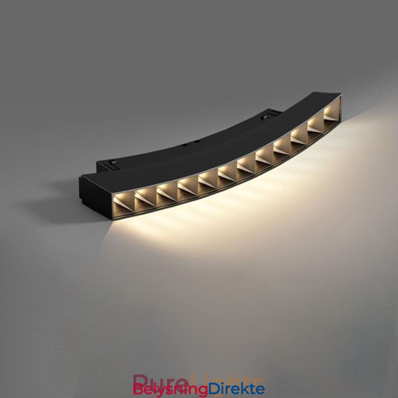 Sirkulær Magnetisk Skinnelampe Innfelt Spotlight Dekorativ Lampe 80 Cm