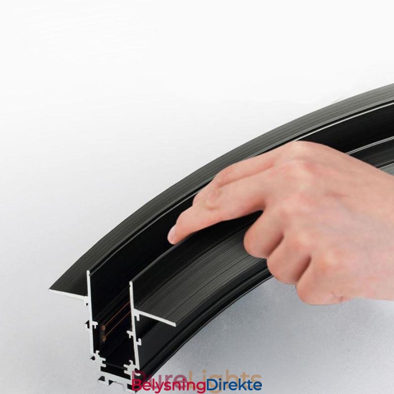 Sirkulær Magnetisk Skinnelampe Innfelt Spotlight Dekorativ Lampe 80 Cm