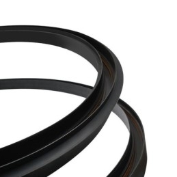 Innfelte Skinnebelysningsskinner Runde Magnetiske Aluminiums Skinnestrimler