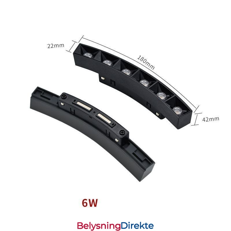 Skinnegrilllys Innfelt Magnetisk Grillspotlight