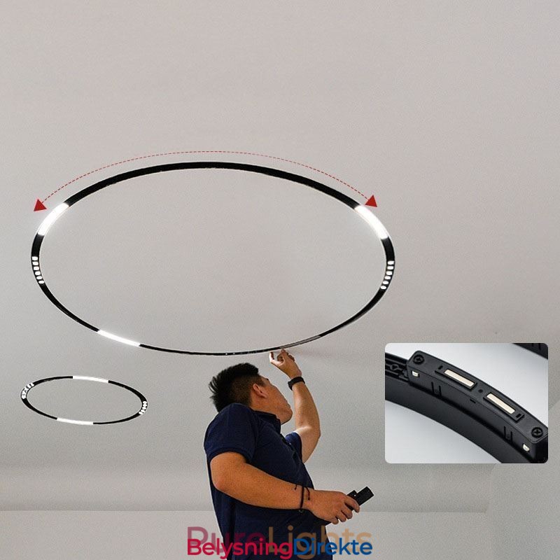 Magnetisk Innfelt Spotlight For Skinnelys