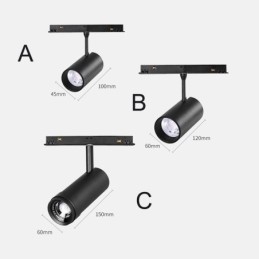 Magnetisk Skinnespotlight Innfelt Spotlight Spotlight