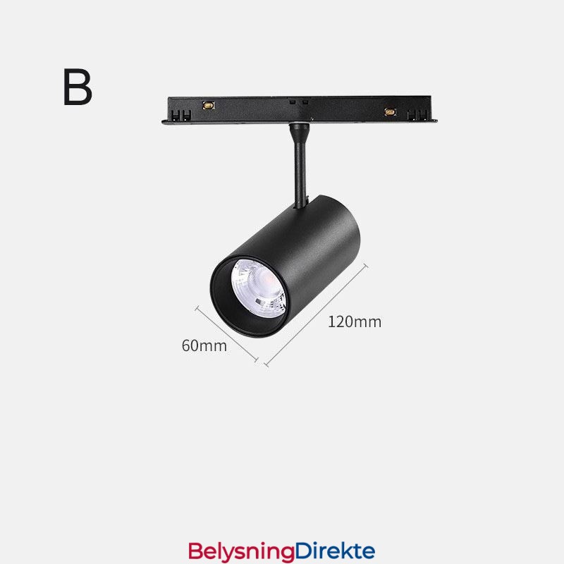 Magnetisk Skinnespotlight Innfelt Spotlight Spotlight