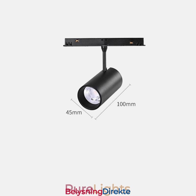 Magnetisk Skinnelampe Innfelt Spotlight Dekorativ Lampe 6M*2