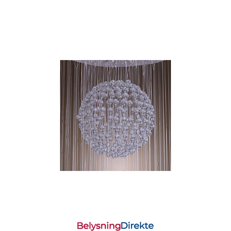 Moderne Samtidskunst Krystallkrone Med Innfelt Montering