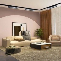 Innfelt Skinnegitterspotlight Skinnelistspotlight Magnetisk Foldegrillspotlight 36V