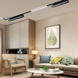 Innfelt Skinnegitterspotlight Skinnelistspotlight Magnetisk Foldegrillspotlight 36V