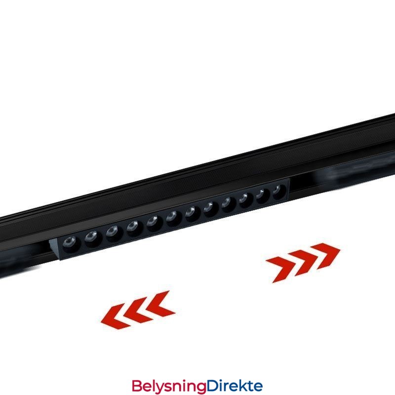 Innfelt Skinnegitter Spotlight Strip Spotlight Magnetisk Skinnegitter Spotlight 36V