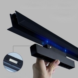 Innfelt Skinnegitter Spotlight Strip Spotlight Magnetisk Skinnegitter Spotlight 36V