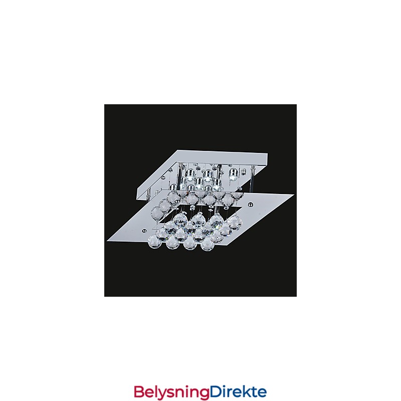 Moderne Samtidskunst Krystall Galvanisert Metall Innfelt