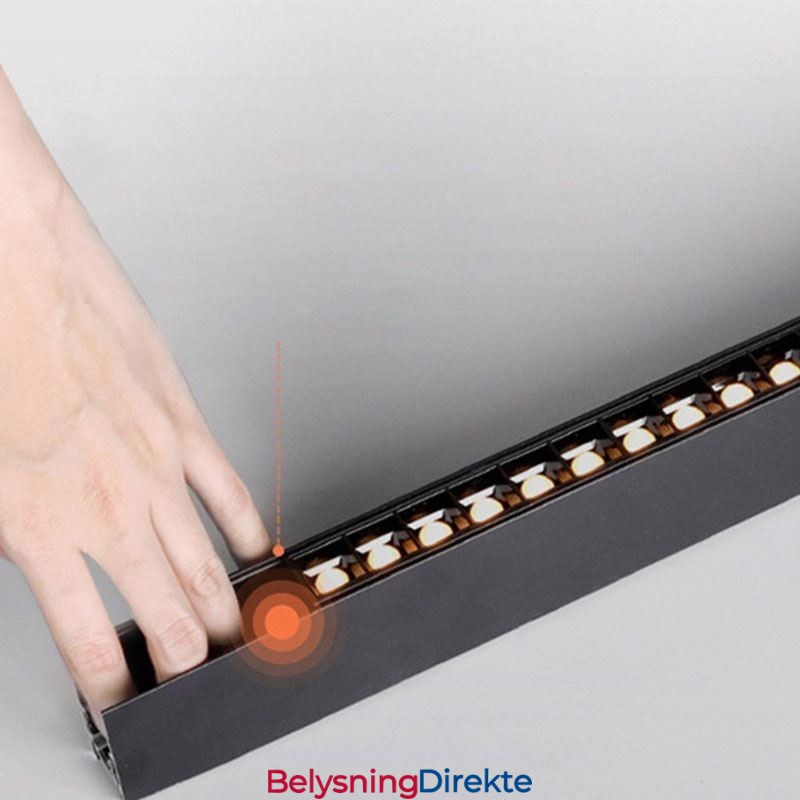 Innfelt Skinnegitter Spotlight Strip Spotlight Magnetisk Skinnegitter Spotlight 36V