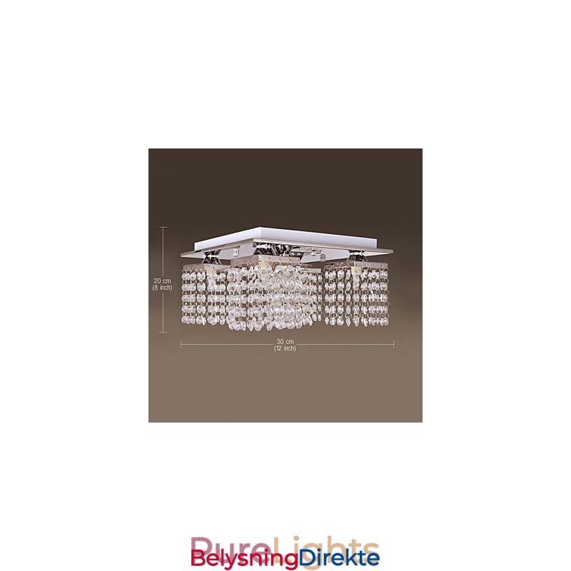 Taklampe Krystall Moderne 5 Lys