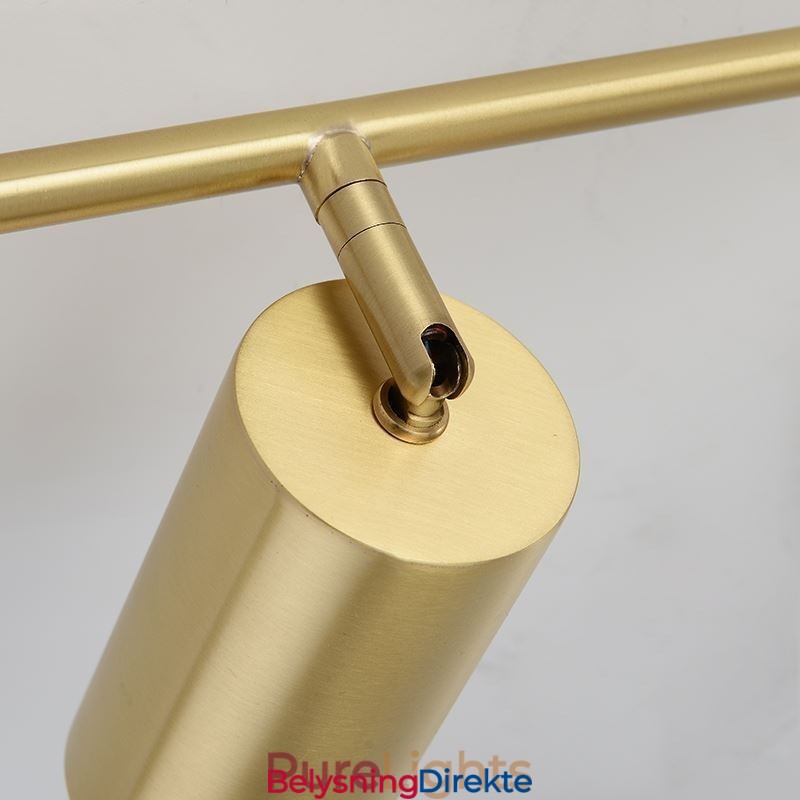 Nordisk Messing Taklampe Med Innfelt Tak