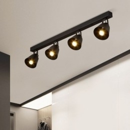 Rustikk Vintage Spotlight Industriell Jernskinnebelysning