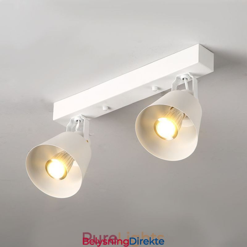 Rustikk Vintage Spotlight Industriell Jernskinnebelysning