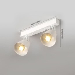 Rustikk Vintage Spotlight Industriell Jernskinnebelysning