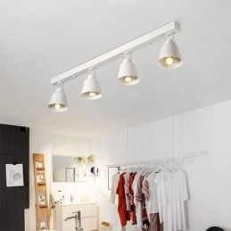 Rustikk Vintage Spotlight Industriell Jernskinnebelysning