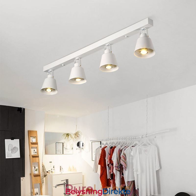 Rustikk Vintage Spotlight Industriell Jernskinnebelysning