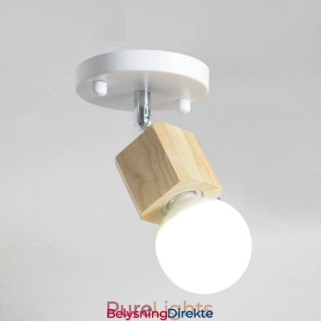 Enkel Mini-Spotlight Moderne Hvit Taklampe (Enkelt Lys)