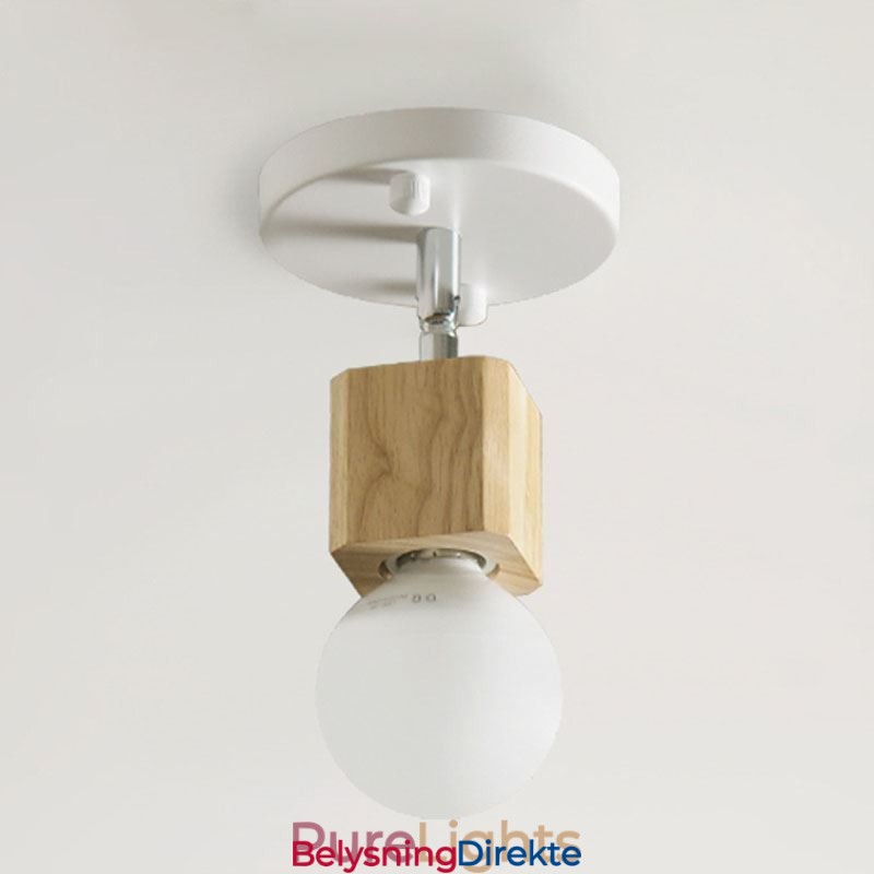 Enkel Mini-Spotlight Moderne Hvit Taklampe (Enkelt Lys)