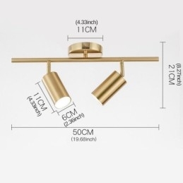 Moderne, Enkel Spotlight I Aluminium For Takskinne