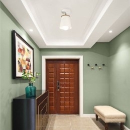 Nordisk Jernspotlight I Tre, Enkel Taklampe (Enkelt Lys)